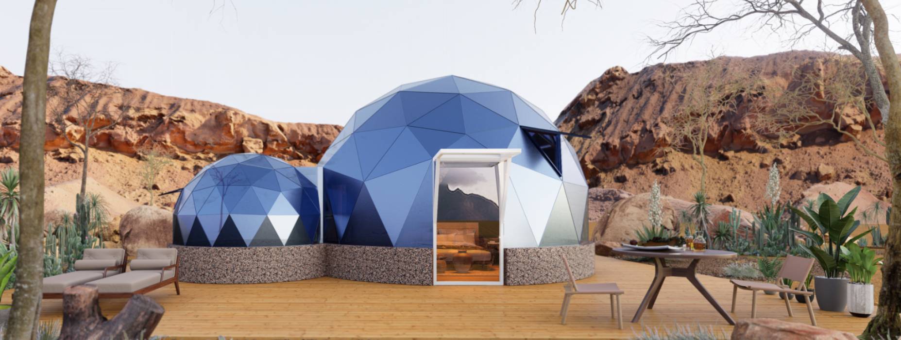 澄迈县球形智能光伏玻璃星空房